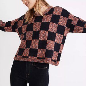 Madewell Checkered Pullover Sweater